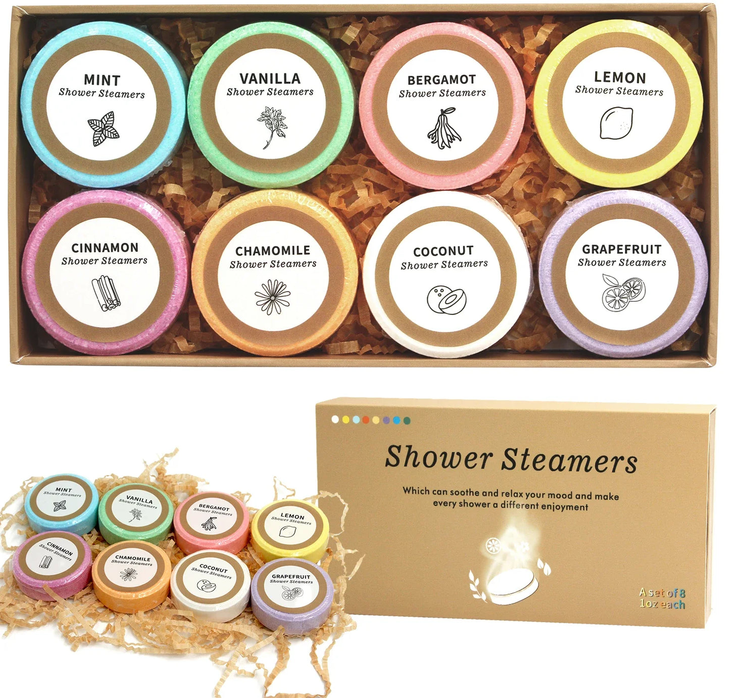 Luxury Shower Steamers™ - 8 Pack