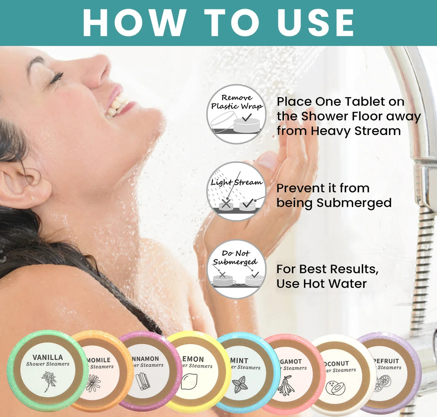 Luxury Shower Steamers™ - 8 Pack